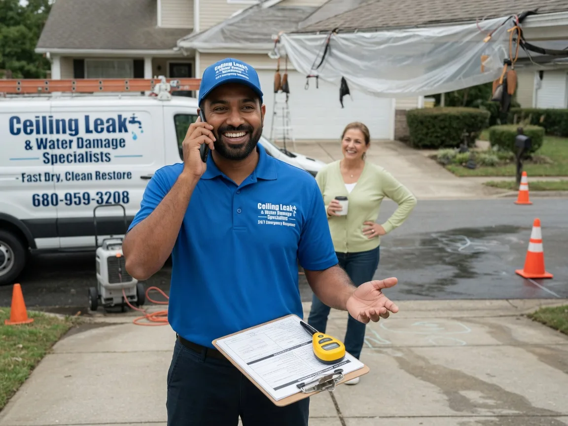 Ceiling Leak Cleanup Peabody, KS FAQs